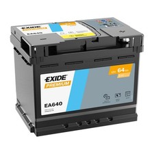 EXIDE EA640 PREMIUM Autobatterie Batterie Starterbatterie 12V 64Ah EN640A