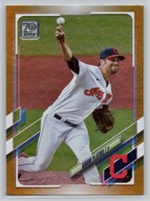 2021 TOPPS #189 ADAM PLUTKO GOLD FOIL CLEVELAND INDIANS