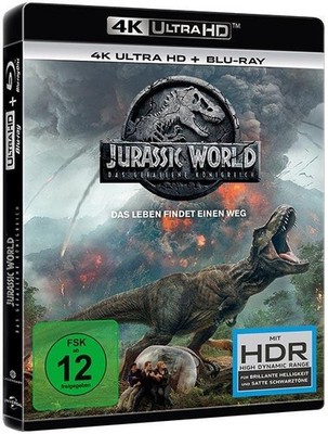 Blu-ray/ Jurassic World: Das gefallene Königreich - 4K Ultra HD !! Topzustand !!