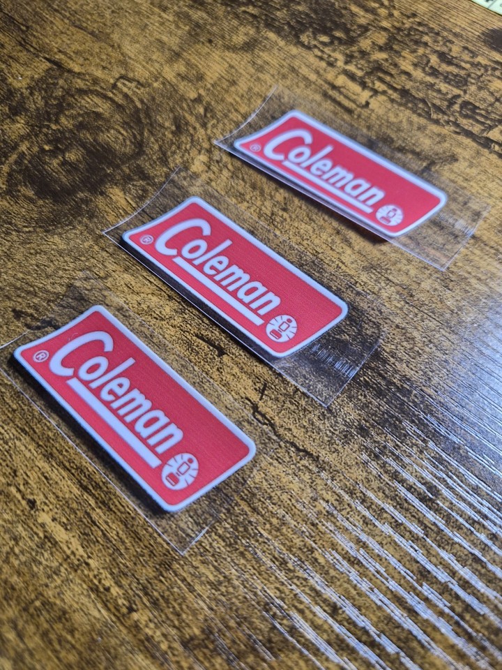 Coleman Rv Label 3 pc. Coleman Replacement Sticker Label Decal Lantern Stove 1971-1983 ...