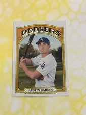 2021 Topps Heritage High Number Austin Barnes #543 Los Angeles Dodgers (X)