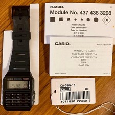 CASIO Data Bank CA-53W-1Z Black