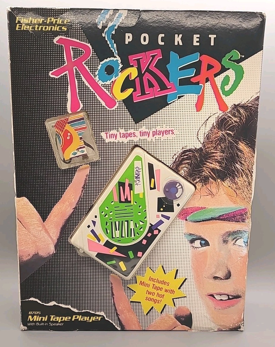 1988 Pocket Rockers Mini Tape Player Cassette Fisher-Price | eBay