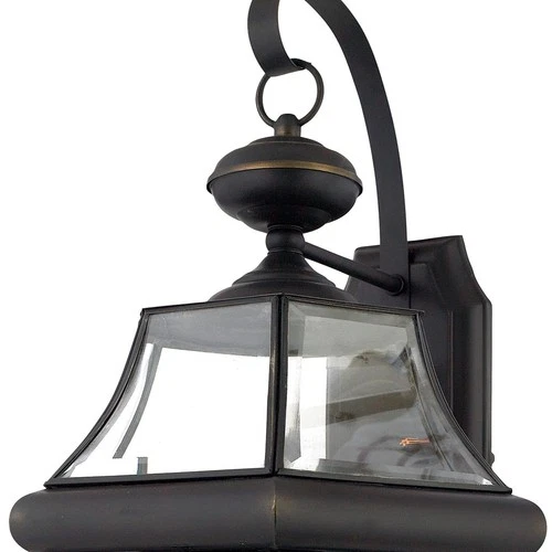 Quoizel NY8318 Pewter Newbury 3-Light 23"H Outdoor Wall Sconce With Clear Glass - Picture 6 of 9