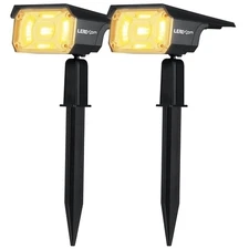 40 LEDs Solar Spotlights IP65 Waterproof Solar Powered Landscape Spotlights