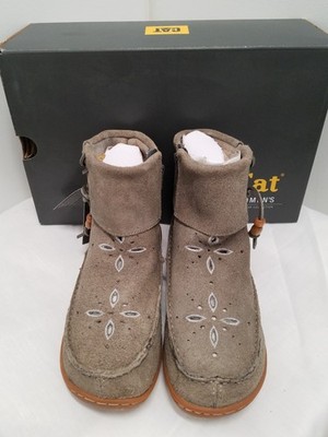 NIB Gold Dust Caterpillar Womens Short Raine Leather Boots Size 9M