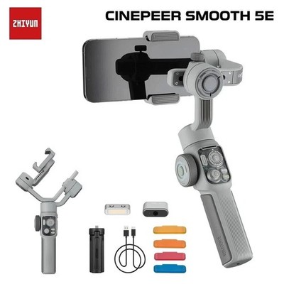 Zhiyun 5E Combo 3Achsen Handheld-Gimbal-Stabilisator für Smartphone mit Ai-Track