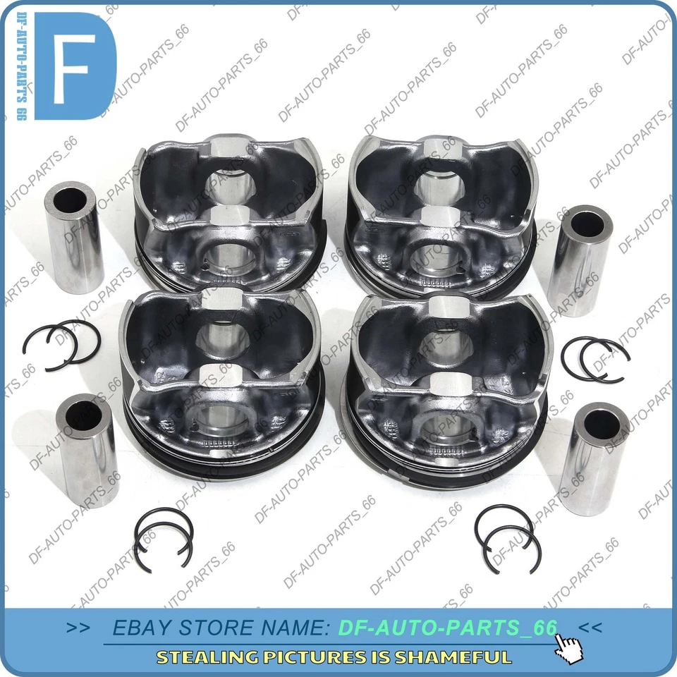 Pistons Rings Set 82.51mm / Φ22mm For AUDI S1 S3 TTS VW Golf R 2.0 TSI CDL CDMA - Image 2 of 4
