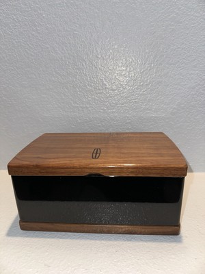 LINCOLN CONTINENTAL LIMITED EDITION BLACK WALNUT JEWELRY VALET BOX HIDDEN DRAWER
