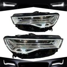 Matrix LED Headlights R & L 4G0941784 4G0941783 For 2016-2018 Audi A6 S6 RS6 C7