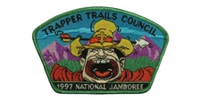 1997 Jamboree Trapper Trails Council UT JSP GRN Bdr (VT2032)