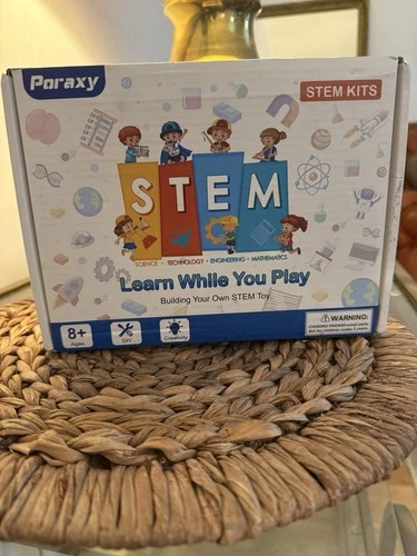 Poraxy 4 in 1 STEM Kits for Kids Age 8-10, Science STEM Projects for Kids 8+ New