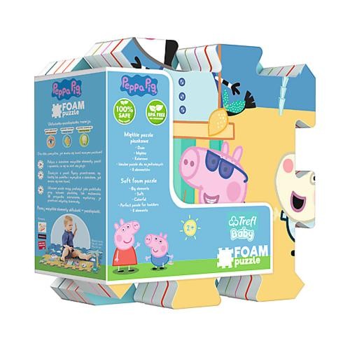 Trefl 61363 Puzzle Peppa Pig - Xl Schaumstoffpuzzle-image