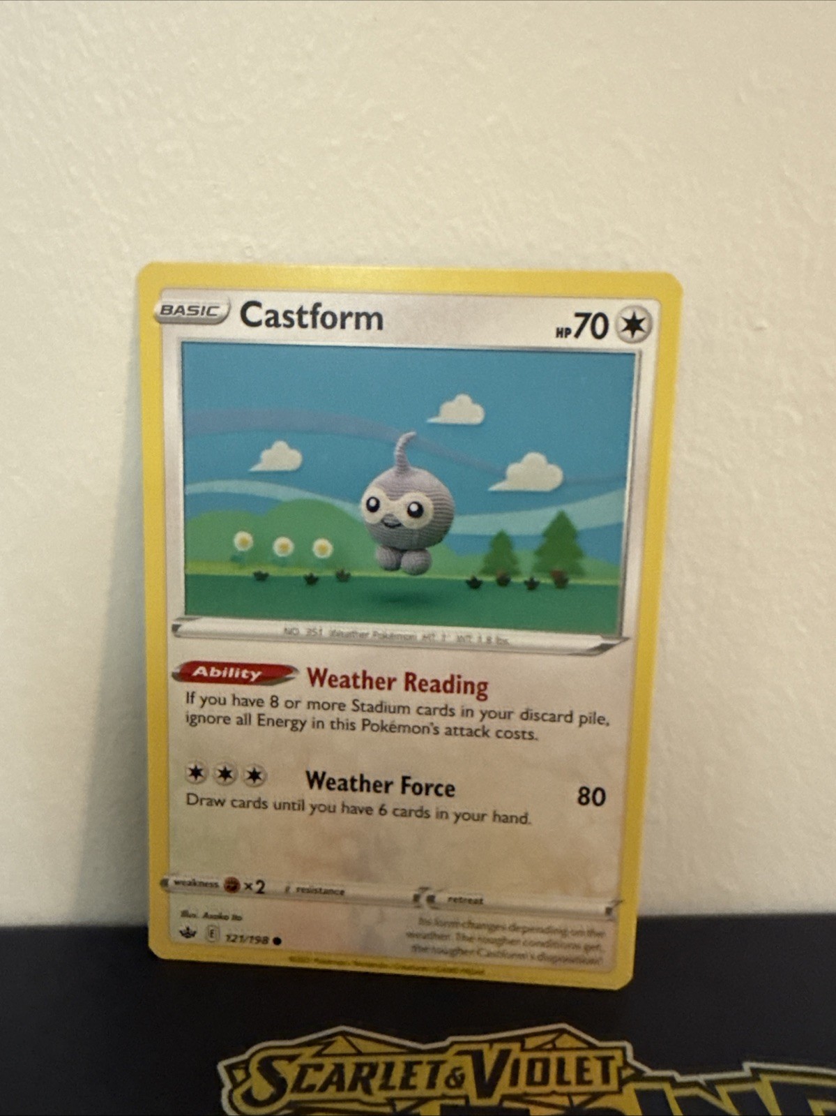 Pokemon - Castform - 121/198 - Chilling Reign - NM/M