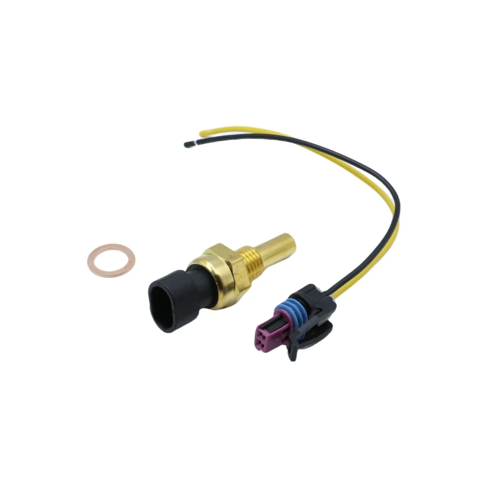 Coolant Temperature Sensor + Connector For Chevrolet  Suburban 1500  2000-2007 - Image 3 of 4