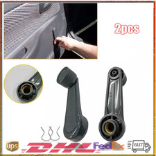 Pair Window Crank Lever Handle Gray For Toyota Tacoma T100 Pickup Corolla New