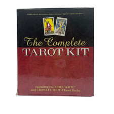 US Games Systems The Complete Tarot Kit Rider-Waite Crowley Thoth Decks Book