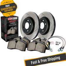 Stoptech 977.33060r Sport Slotted 1-piece Rear Brake Kit