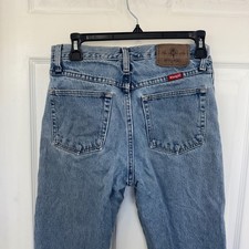 Vintage Wrangler Womens Straight Leg Jeans Classic Cotton Denim 29x32