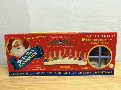 Christopher Radko Shiny Brite 9 Light Candolier -Tested