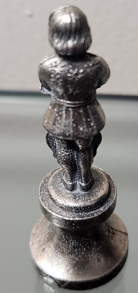 Vintage Italian Brevettato Cast Metal ROOK Silver Tone Chess Peice | eBay