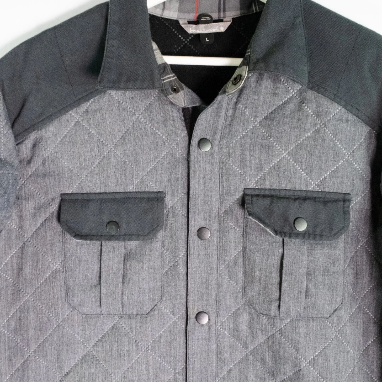smartwool anchor line quilted button up flaw jacket