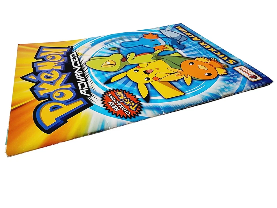 Pokemon ADVANCED Merlin Sticker Album 2004 With Poster Incomplete - Image 2 of 4