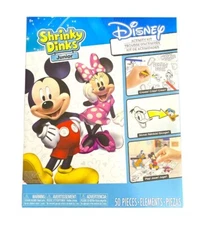 NEW!  Just Play Shrinky Dinks Disney Classics Kit Mickey Minnie Donald 50 Piece