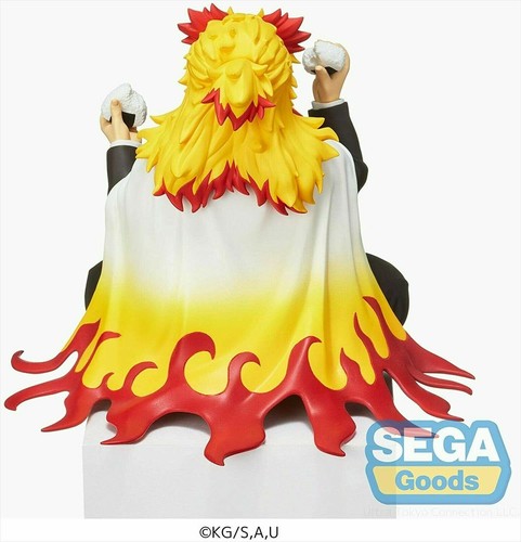 SEGA Demon Slayer Kyojuro Rengoku Premium Chokonose Figure JAPAN OFFICIAL - Picture 5 of 7