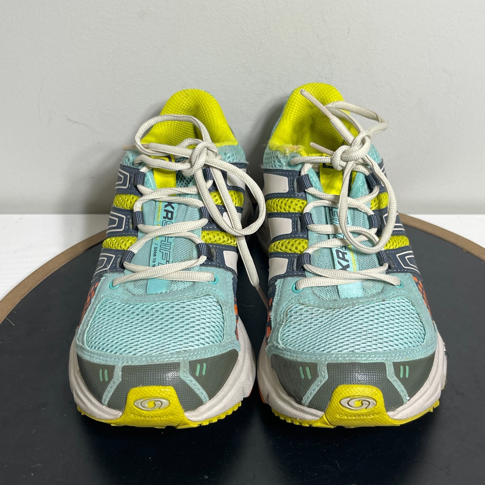 Scarpe da trail running Salomon XR Shift da donna taglia US 8 blu giallo sneakers