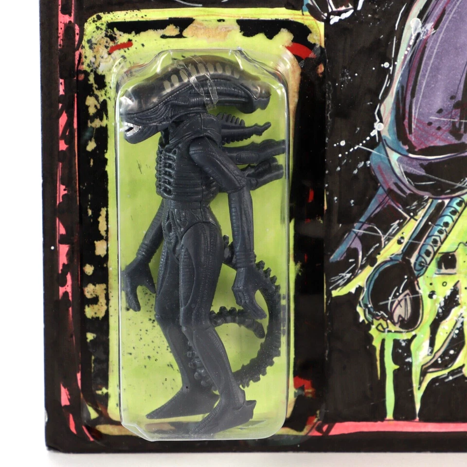 Figura de acción ALIEN Xenomorph arte de diseñador autografiado Urbanpop SDCC 2016 sellado Foto 3 de 4