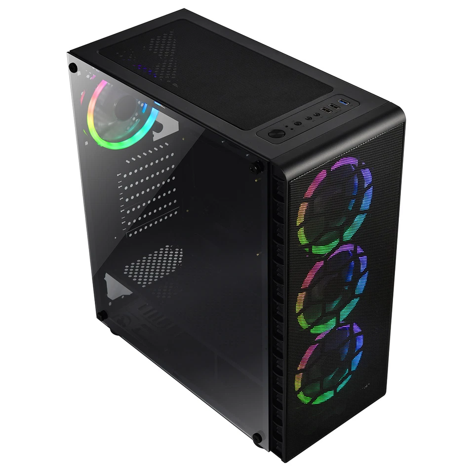 FCS Fast Gaming Computer 22" Bundle Intel Quad i5 16GB 1TB HDD WIN 10 2GB GT730 - Image 3 of 4