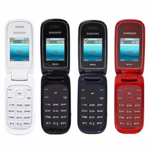 Original Samsung Flip E1272 Phone Dual Sim Folding Phone GT-E1272 Multi-colour - Bild 1 von 12