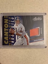 2018 Panini Absolute Football John Elway Canton Absolutes Jersey Patch 189/199