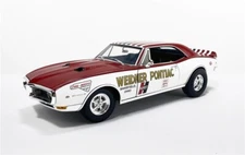 ACME 1968 Pontiac Firebird Ram Air II Weidner 1:18 Scale Diecast Model A1805221