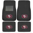 New 4pcs NFL San Francisco 49ers Car Truck Front Rear Carpet Floor Mats Set