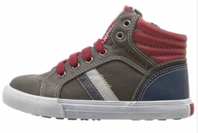 PABLOSKY Microfibra Gris Boy's High Top Shoes - Style# 937350 - Size US Youth 8