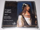 Verdi: I vespri siciliani (3 CD, 2001, Opera d'Oro) Callas, Christoff - new