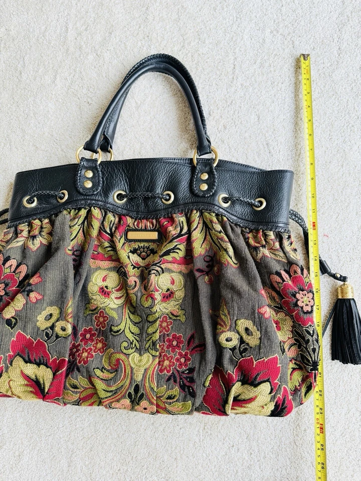 Bolso de Mano Grande Floral ISABELLA FIORE | Borlas Foto 4 de 4