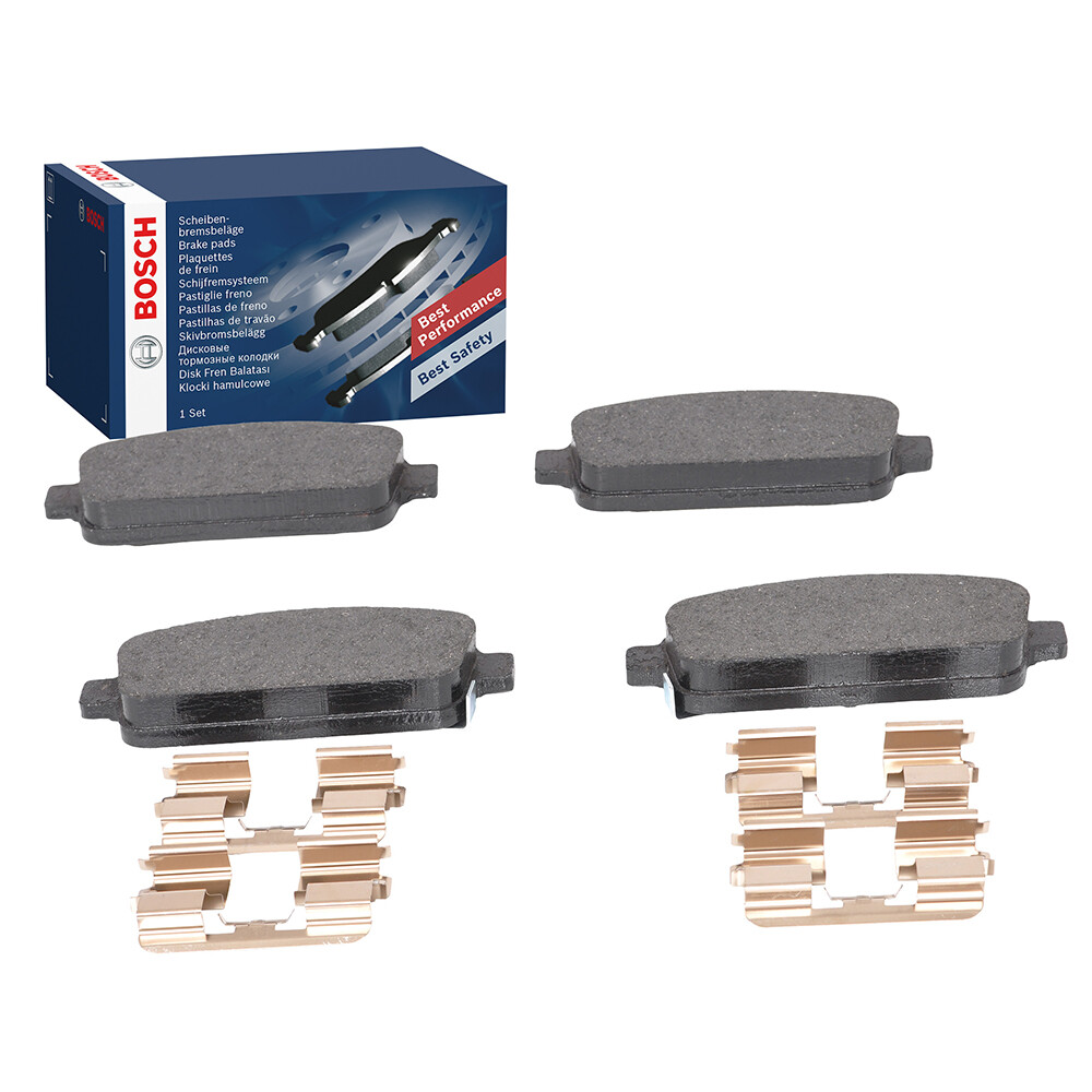 Plaquettes de frein arrière Bosch BP1357 homologuées ECE-R90 pour automobile