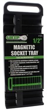 12 Inch Magnetic Socket Tray Holder 22 Compartments For Both Deep And Shallow
