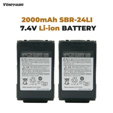 2PC SBR-24Li Battery Replacement for YAESU FT-70D YAESU FT-70DR FT-70DRS Radios