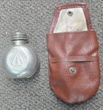 Original Rare Soviet Izhevsk Russian SKS Oiler Oil Bottle & Oiler Pouch