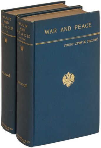 Leo TOLSTOY / War and Peace 1st Edition 1889