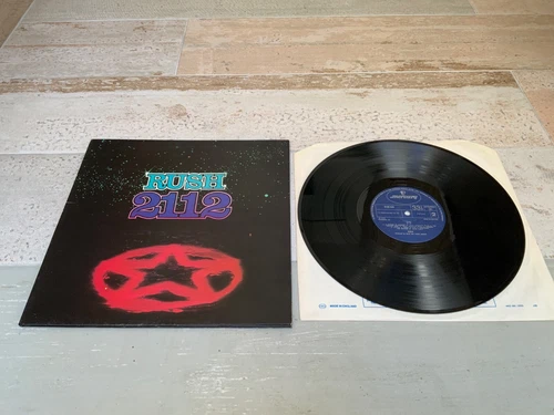 Rush -  2112 - Original UK Mercury 1976 Gatefold Vinyl LP GEDDY LEE ALEX LIFESON