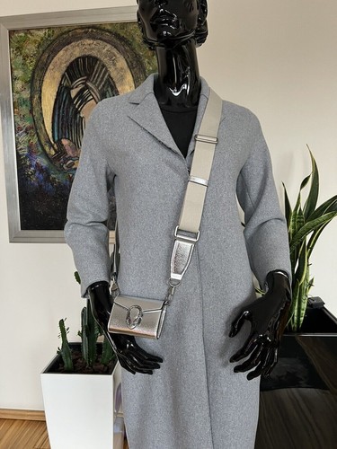 GUCCI 696804 DIONYSUS MICRO CROSSBODY SILBER LEDER MIT KETTE/SCHULTERRIEMEN NEU - Bild 10 von 21