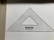 Vintage Staedtler Mars 964 06-45 Drafting Drawing Triangle 8.5" long NICE