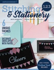 Stitching Stationery 1,2,3 BRANDNEW BOOK CD Anita Goodesign Embroidery Design