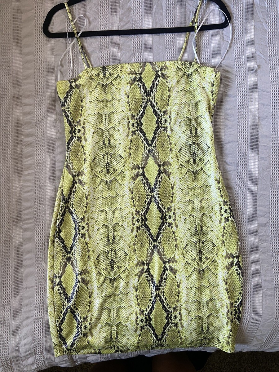 FASHION NOVA LIME GREEN SNAKE PRINT DRESS | eBay UK FASHION NOVA LIME GREEN SNAKE PRINT DRESS | eBay UK
