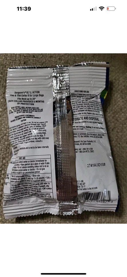 Sargeant's Dual Action Flea and Tick collar for Large Dogs (6 Months Defense, 2 - Image 3 of 4